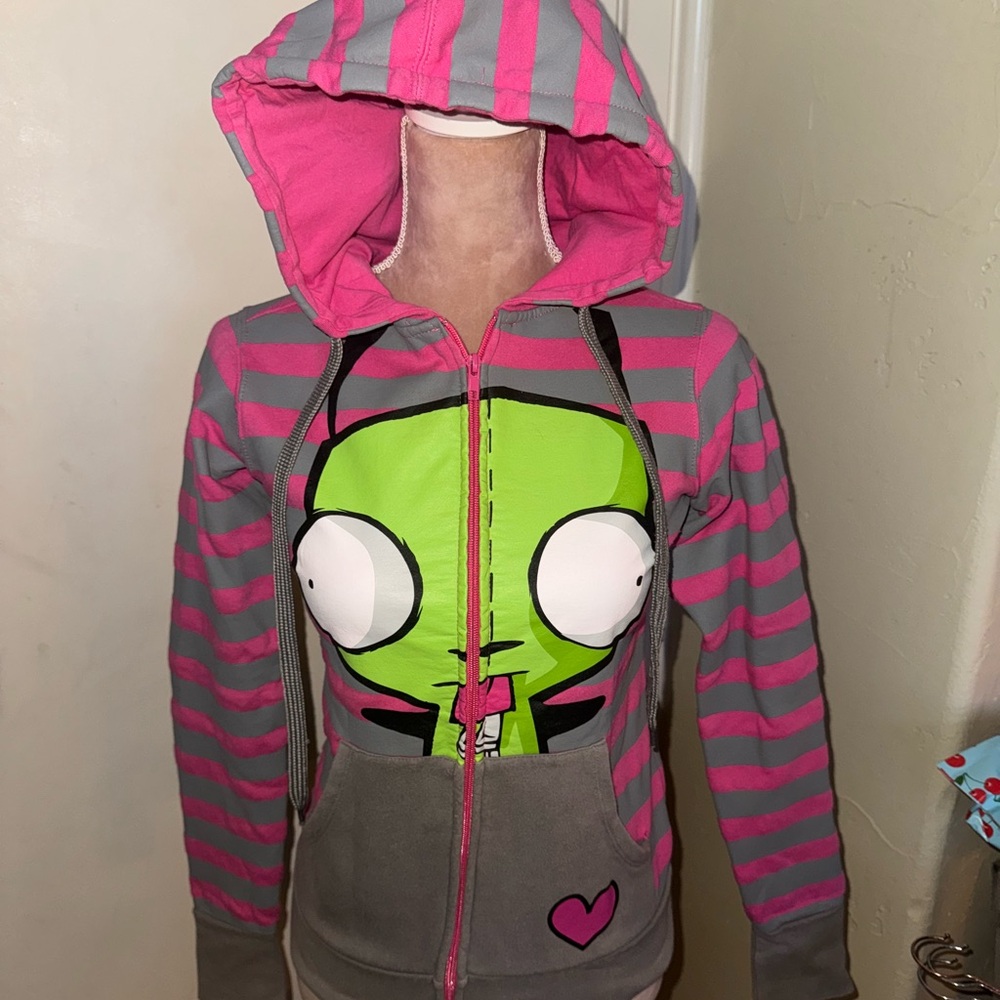 Invader Zim mighty fine rare vintage Gir hoodie